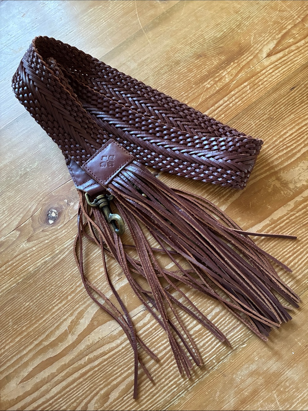 Patricia Nash Guitar Woven Leather Long Bag Strap - New w/out Tags